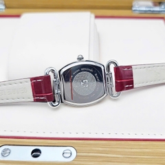 Đồng Hồ Nữ Royal Quartz 4670 Da Đỏ Mặt Trắng
