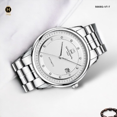 Đồng Hồ Nam Carnival Automatic 5668G-VT-T Dây Thép Mặt Trắng.