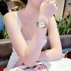 Đồng Hồ Nữ Bulova Quartz AccuSwiss Bellecombe Diamond 65R164