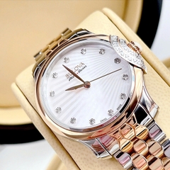 Đồng Hồ Nữ Bulova Quartz AccuSwiss Bellecombe Diamond 65R164