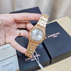 Đồng Hồ Nữ Carnival Quartz 8160L-VH-T