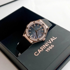 Đồng Hồ Nữ Carnival Quartz Fusion 8168L2-VH-DCS-DK (MOP)