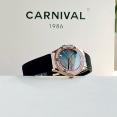 Đồng Hồ Nữ Carnival Quartz Fusion 8168L2-VH-DCS-DK (MOP)