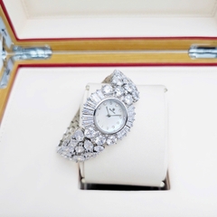 Đồng Hồ Nữ Royal Crown Quartz 8396 Thép Trắng