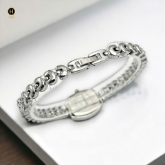 Đồng Hồ Nữ Royal Crown Quartz 9232 Thép Trắng