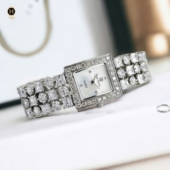 Đồng Hồ Nữ Royal Crown Quartz 9265 Thép Trắng