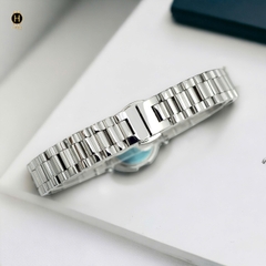 Đồng Hồ Nữ Scottie Quartz 9549 Thép Trắng Mặt Trắng