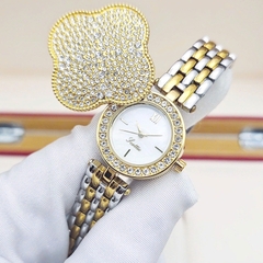 Đồng Hồ Nữ Scottie Quartz 9559C Thép Demi Vàng