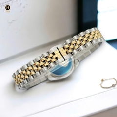 Đồng Hồ Nữ Scottie Quartz 9570 Thép Demi Vàng Mặt Vàng