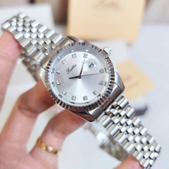 Đồng Hồ Nữ Scottie Quartz 9570 Thép Trắng Mặt Trắng