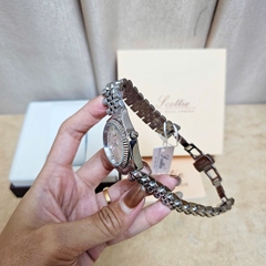 Đồng Hồ Nữ Scottie Quartz 9570 Thép Trắng Mặt Trắng
