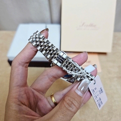 Đồng Hồ Nữ Scottie Quartz 9570 Thép Trắng Mặt Trắng