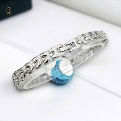 Đồng Hồ Nữ Scottie Quartz 968B Thép Trắng