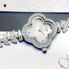 Đồng Hồ Nữ Scottie Quartz 968B Thép Trắng