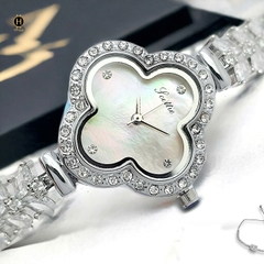 Đồng Hồ Nữ Scottie Quartz 968B Thép Trắng