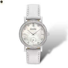 Đồng Hồ Nữ Bulova Quartz Crystal White 96L245