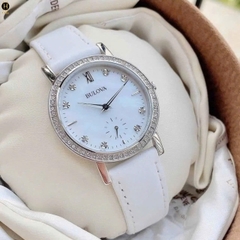 Đồng Hồ Nữ Bulova Quartz Crystal White 96L245
