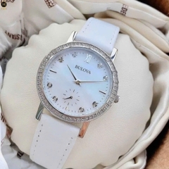 Đồng Hồ Nữ Bulova Quartz Crystal White 96L245