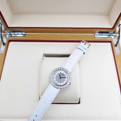 Đồng Hồ Nữ Sunrise Quartz 9820BA Da Trắng