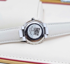 Đồng Hồ Nữ Sunrise Quartz 9820BA Da Trắng