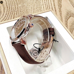 Đồng Hồ Nữ GV2 By Gevril Quartz Marsala Diamond 9855