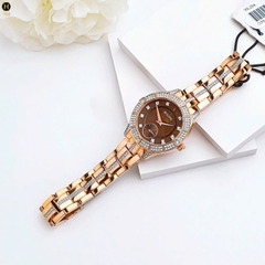 Đồng Hồ Nữ Bulova Quartz Phantom Crystal Chocolate 98L284