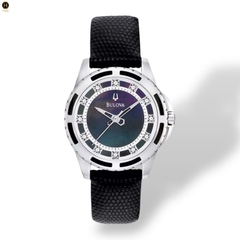 Đồng Hồ Nữ Bulova Quartz Lizard Black Enamel Inlayed 98P118