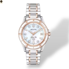 Đồng Hồ Nữ Bulova Quartz ​Marine Mother of Pearl 98P187