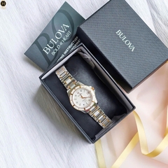 Đồng Hồ Nữ Bulova Quartz ​Marine Mother of Pearl 98P187