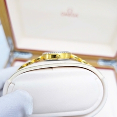 Đồng Hồ nữ Sunrise Quartz 9977AA Thép Vàng Đen Sapphire