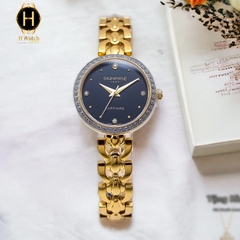 Đồng Hồ nữ Sunrise Quartz 9977AA Thép Vàng Đen Sapphire