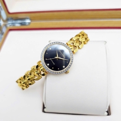 Đồng Hồ nữ Sunrise Quartz 9977AA Thép Vàng Đen Sapphire
