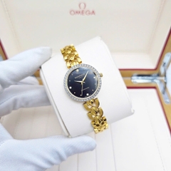 Đồng Hồ nữ Sunrise Quartz 9977AA Thép Vàng Đen Sapphire