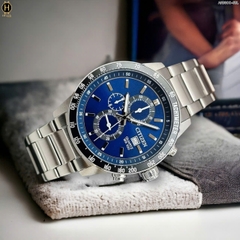 Đồng hồ Nam Citizen  Quartz Chronograph AN3600-59L Dây Sắt Mặt Xanh