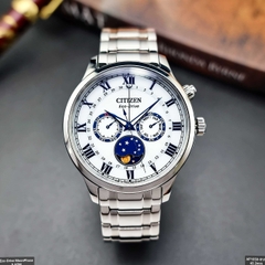 Đồng Hồ Nam Citizen Quartz Eco-Drive AP1050-81A Dây Sắt 