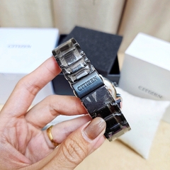 Đồng Hồ Nam Citizen Quartz Eco-drive MoonPhase Black Green AP1055-87X