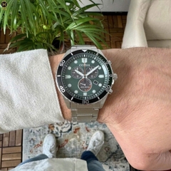 Đồng Hồ Nam Citizen Quartz Eco-Drive Chronograph AT2561-81X