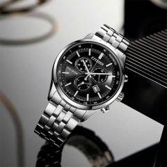 Đồng Hồ Nam Citizen Quartz Eco-Drive Chronograph AT2570-56E