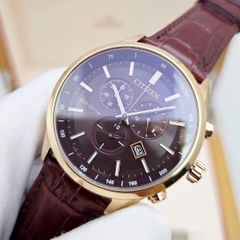 Đồng Hồ Nam Citizen Quartz Eco-Drive Chronograph Tachymeter AT2573-07X