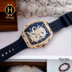 Đồng Hồ Nam Bonest Gatti Automatic Ghost Dragon Star Gold BG5605-A2  ( BG5605 ) Full Diamond