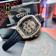 Đồng Hồ Nam Bonest Gatti Automatic Ghost Dragon Star Gold BG5605-A2  ( BG5605 ) Full Diamond