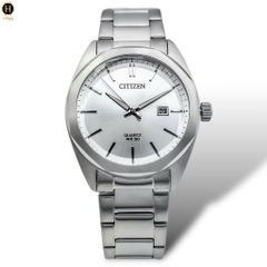 Đồng Hồ Nam Citizen Quartz BI5110-54A Dây Thép Mặt Trắng