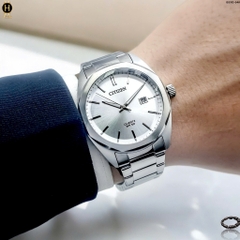 Đồng Hồ Nam Citizen Quartz BI5110-54A Dây Thép Mặt Trắng