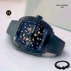 Đồng Hồ Nam Berlink Automatic BK5009-G02 Dây Casu Vỏ Đen Limited Edition
