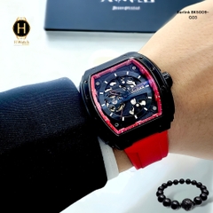 Đồng Hồ Nam Berlink Automatic BK5009-G03 Dây Casu Vỏ Đỏ Limited Edition