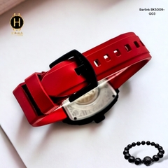 Đồng Hồ Nam Berlink Automatic BK5009-G03 Dây Casu Vỏ Đỏ Limited Edition