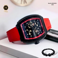 Đồng Hồ Nam Berlink Automatic BK5009-G03 Dây Casu Vỏ Đỏ Limited Edition