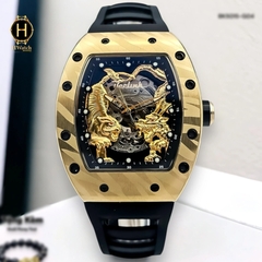 Đồng Hồ Nam Berlink Automatic BK5015-G04 Dây Casu Vỏ Vàng