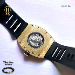 Đồng Hồ Nam Berlink Automatic BK5015-G04 Dây Casu Vỏ Vàng