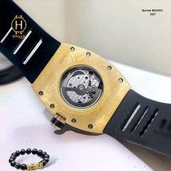 Đồng Hồ Nam Berlink Automatic BK5015-G07 Dây Casu Vỏ Vàng Hồng Đính Đá Limited Edition